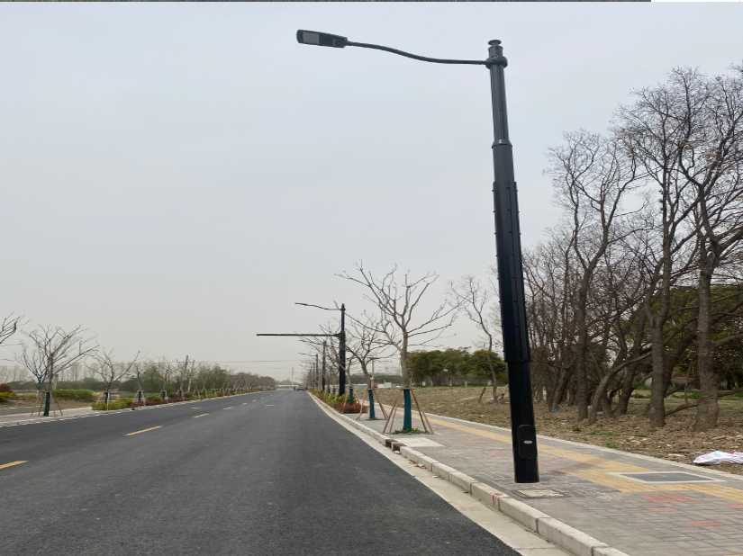 汨罗市上海综合杆 太阳能路灯工程